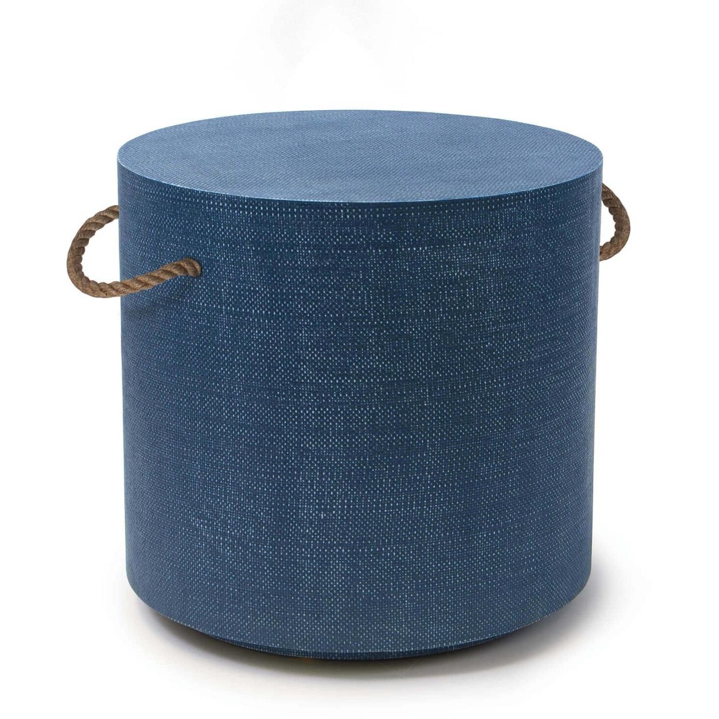 Aegean 21.5 X 21.5 inch Indigo Side Table, Round