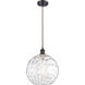 Ballston Athens Water Glass 1 Light 12 inch Oil Rubbed Bronze Mini Pendant Ceiling Light