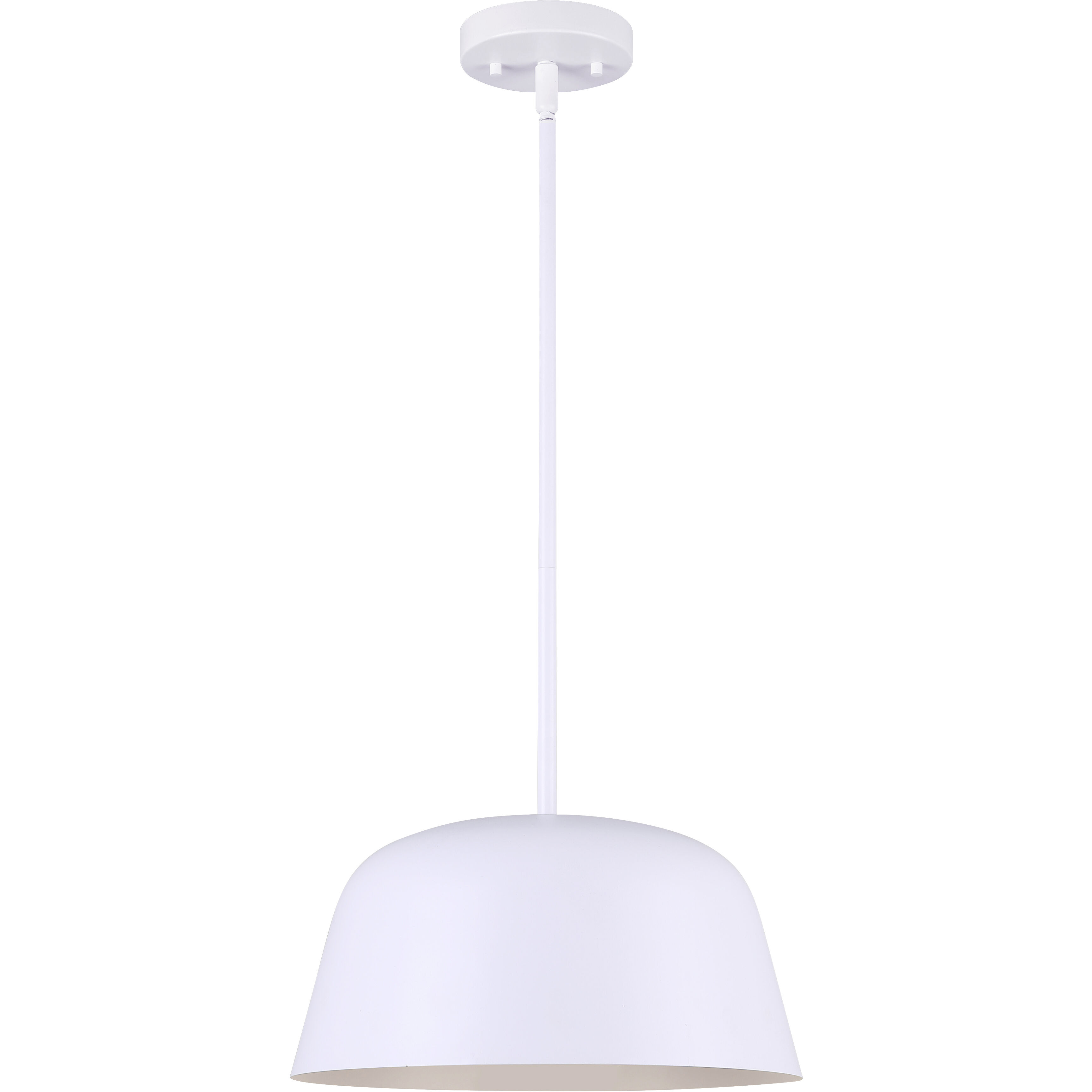 Kiliam 1 Light 13 inch Matte White Pendant Ceiling Light
