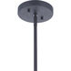Perimeter 1 Light 8.38 inch Midnight Outdoor Pendant