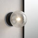 Brian 1 Light 6 inch Black Wall Sconce Wall Light