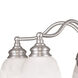 Essex 5 Light 24 inch Brushed Nickel Convertible Chandelier/Semi-Flush Ceiling Light