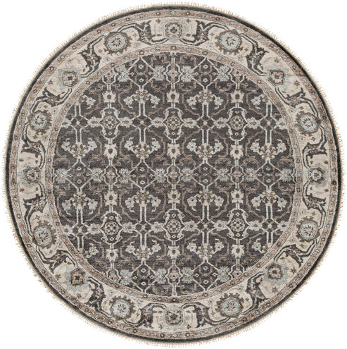 Theodora 96 X 96 inch Black Rug in 8 Ft Round, Round