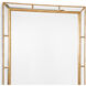 Plaza 41 X 29 inch Antique Gold Leaf Mirror, Beveled