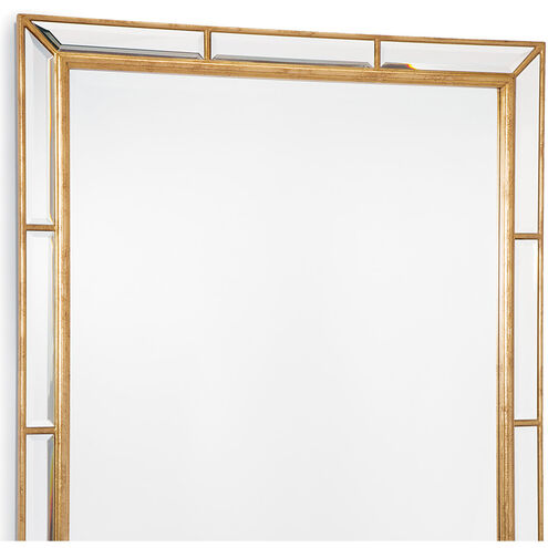 Plaza 41 X 29 inch Antique Gold Leaf Mirror, Beveled