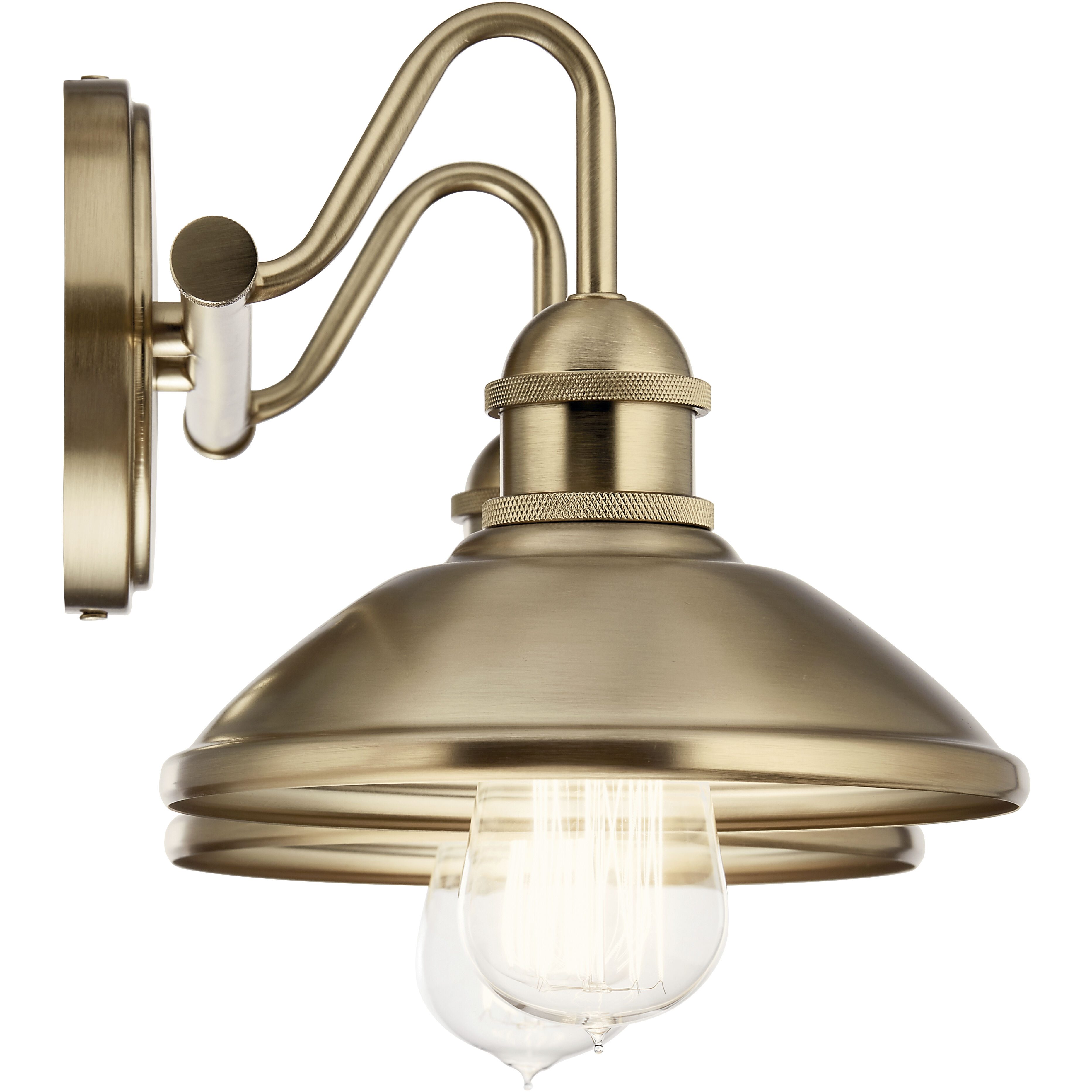 Clyde 2 Light 17 inch Champagne Bronze Bath Vanity Light Wall Light