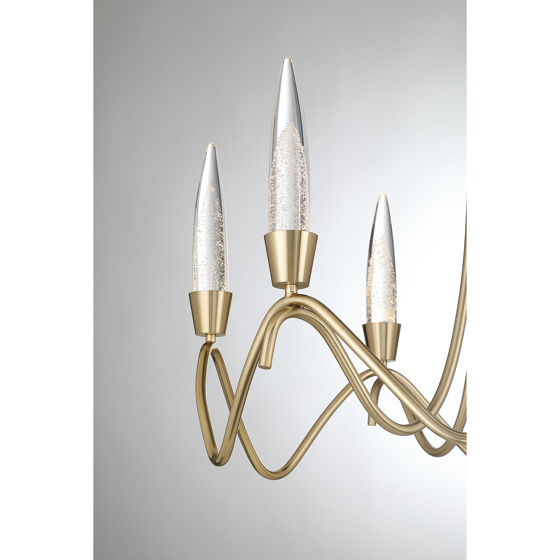 Sofia LED 30 inch Noble Brass Chandelier Ceiling Light