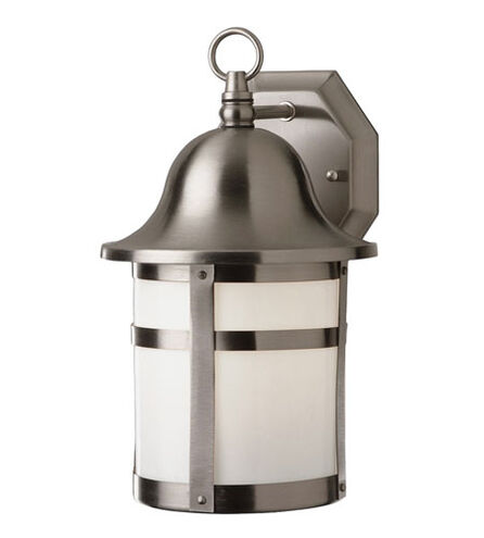 Thomas 1 Light 13 inch Brushed Nickel Outdoor Wall Lantern