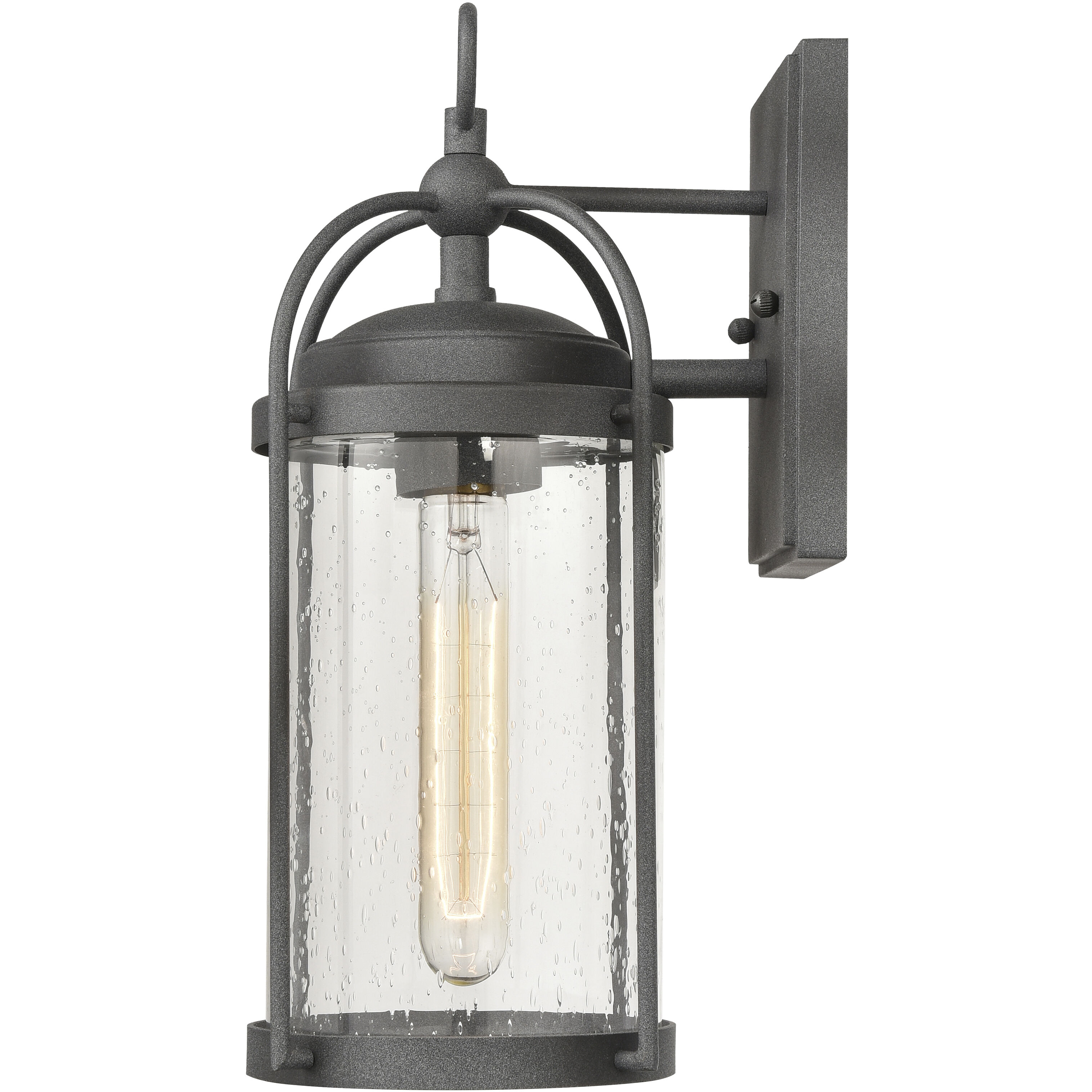 Catalonia 1 Light 13.5 inch Distressed Zinc Outdoor Wall Sconce