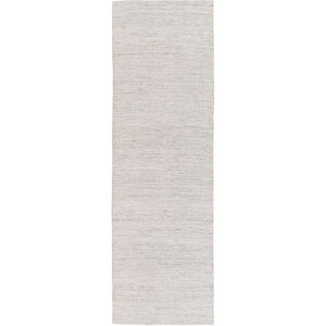 Holmes 36 X 24 inch Neutral and Black Area Rug, Viscose and Wool