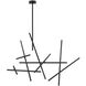 Crossroads LED 27 inch Black Chandelier Ceiling Light