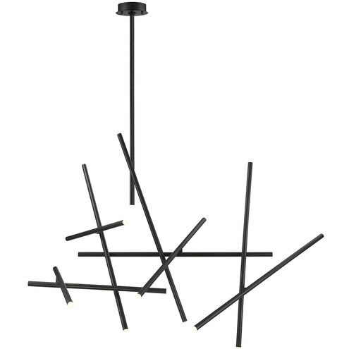 Crossroads LED 27 inch Black Chandelier Ceiling Light
