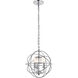 Wallace 3 Light 12 inch Chrome Pendant Ceiling Light
