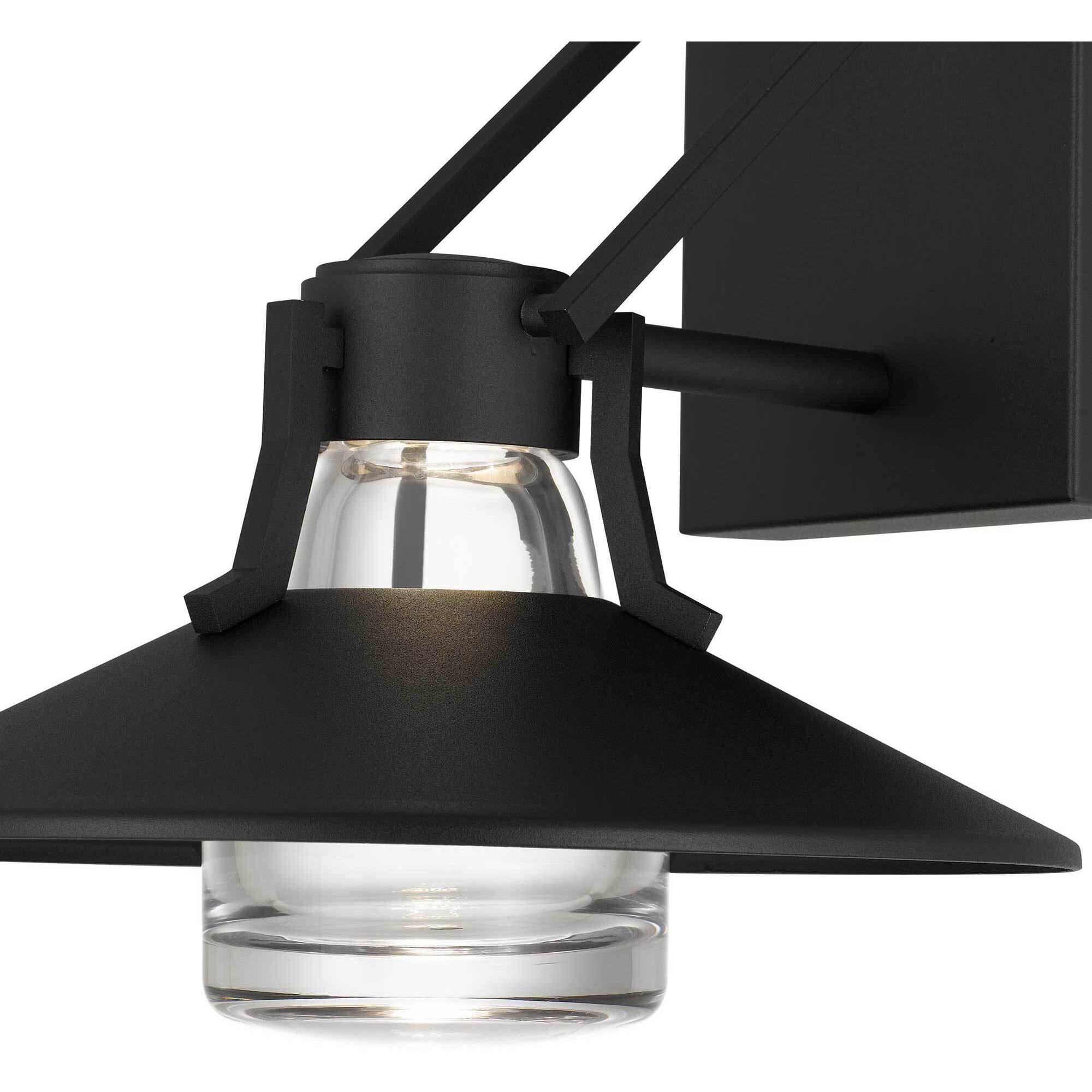 Radiant LED 10.5 inch Sand Black Outdoor Wall Sconce