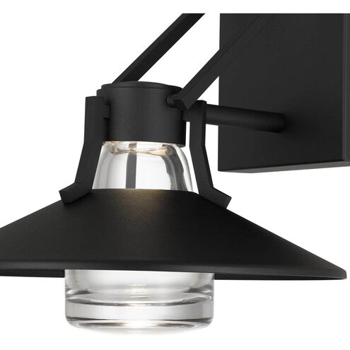 Radiant LED 10.5 inch Sand Black Outdoor Wall Sconce