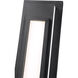 Keaton LED 24 inch Black Outdoor Wall Light