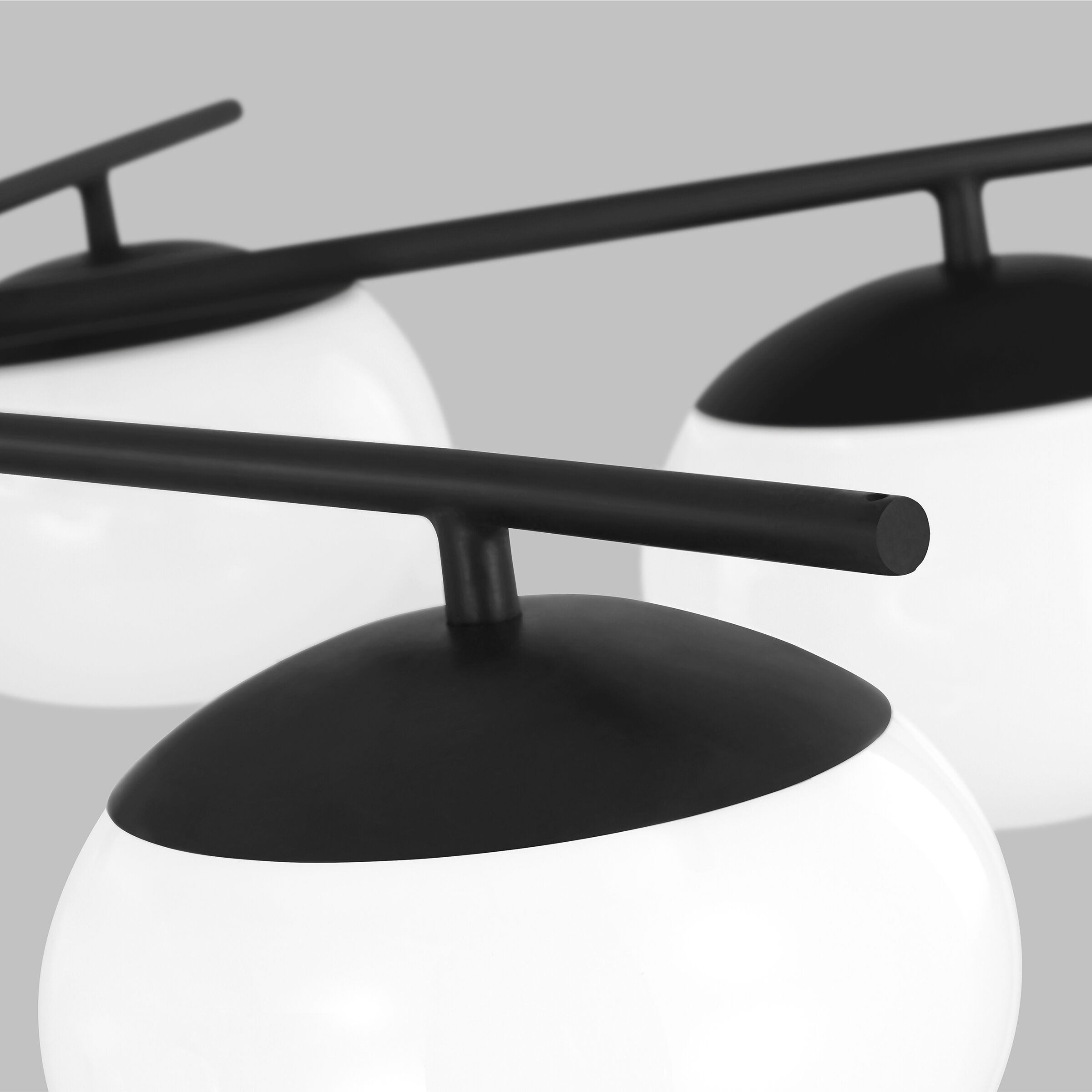 ED Ellen DeGeneres Lune 4 Light 49.63 inch Aged Iron Linear Chandelier Ceiling Light