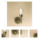 Traditional Brass 1 Light 5 inch Oil Rubbed Bronze Wall Sconce Wall Light