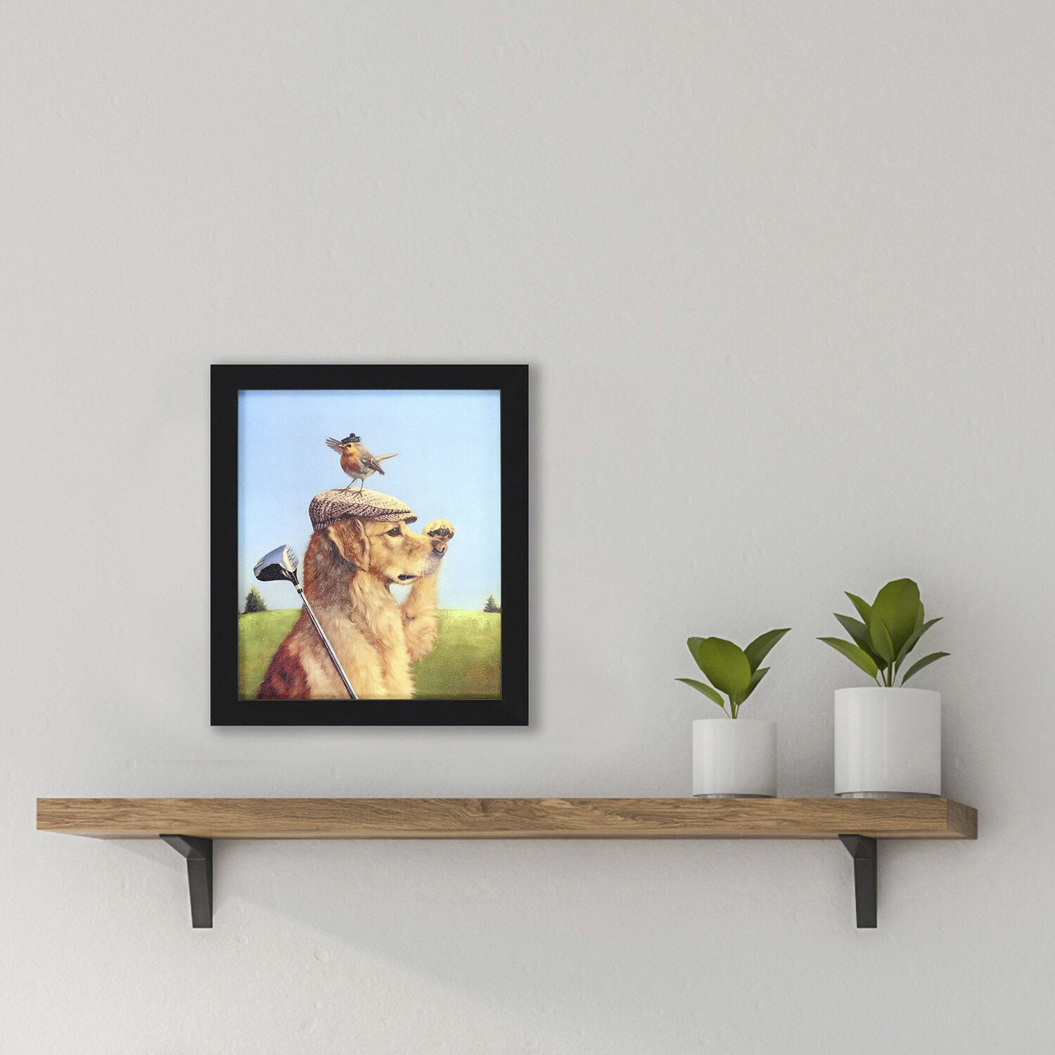 Animals 11 X 9 inch Non-Glass Framed Art, Propac