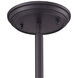 Pittsburgh 1 Light 8 inch Oil Rubbed Bronze Mini Pendant Ceiling Light