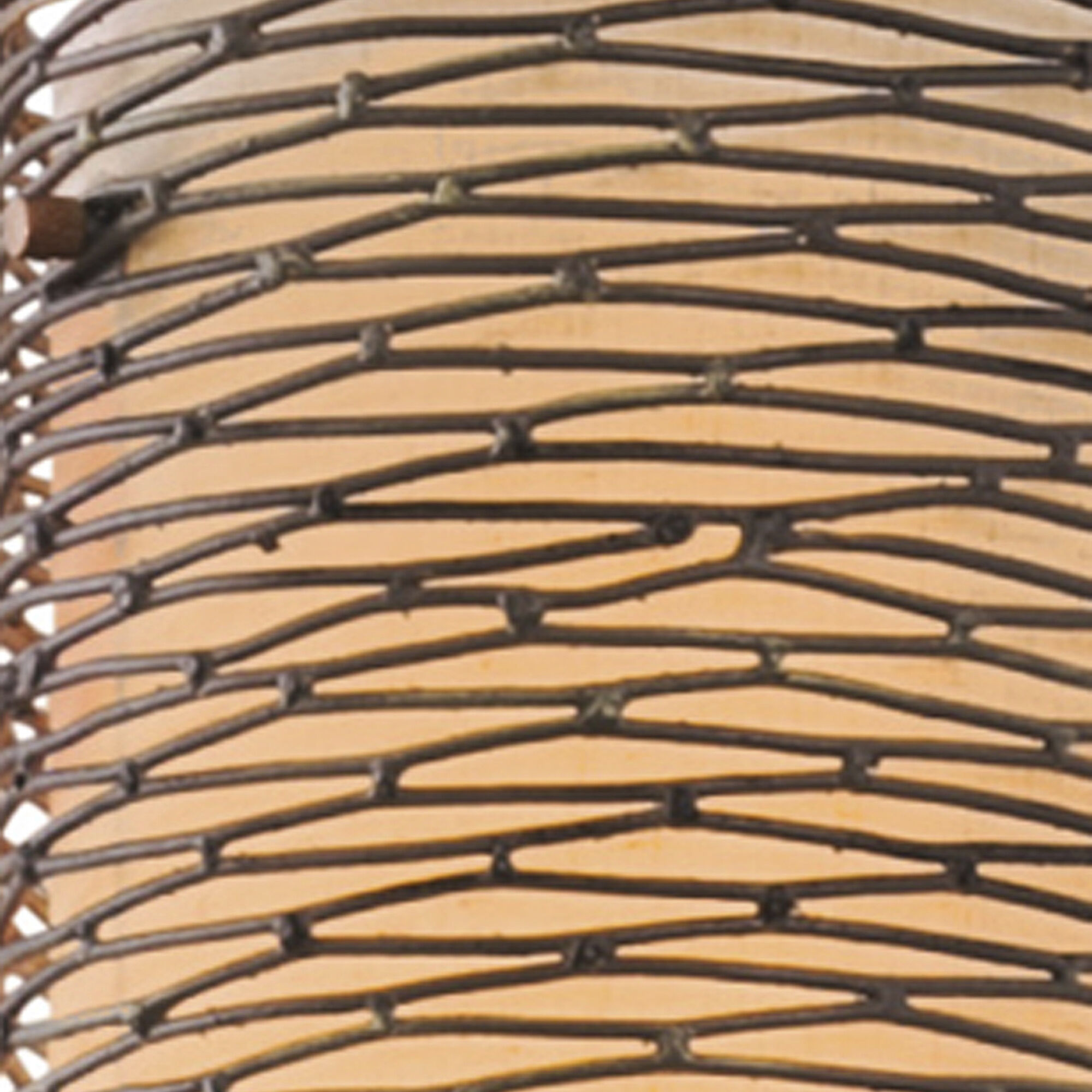 Flow 1 Light 6.63 inch Hammered Ore Mini Pendant Ceiling Light