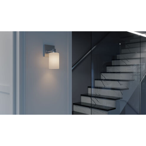 Leo 1 Light 5.5 inch Satin Nickel Wall Sconce Wall Light