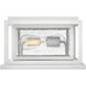 Coastal Elements Republic 2 Light 12 inch Textured White Outdoor Pier Mount, Estate Series