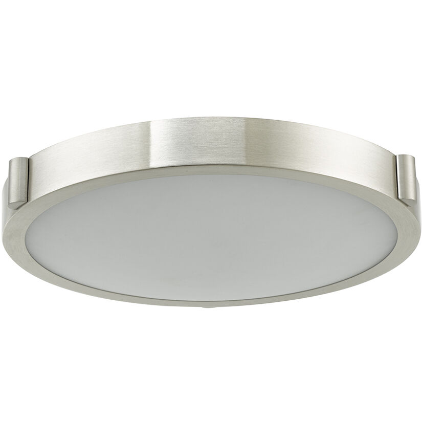Halo LED 12.9 inch Brushed Nickel Flush Mount Ceiling Light