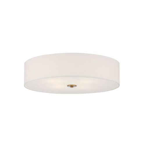 Mid Town LED 24 inch Antique Brushed Brass Flush Mount Ceiling Light