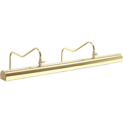Hyde Park 160 watt 30 inch Weathered Brass Picture Light Wall Light