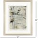 Paragon Blue and Gray and Multi and Purple Framed Art