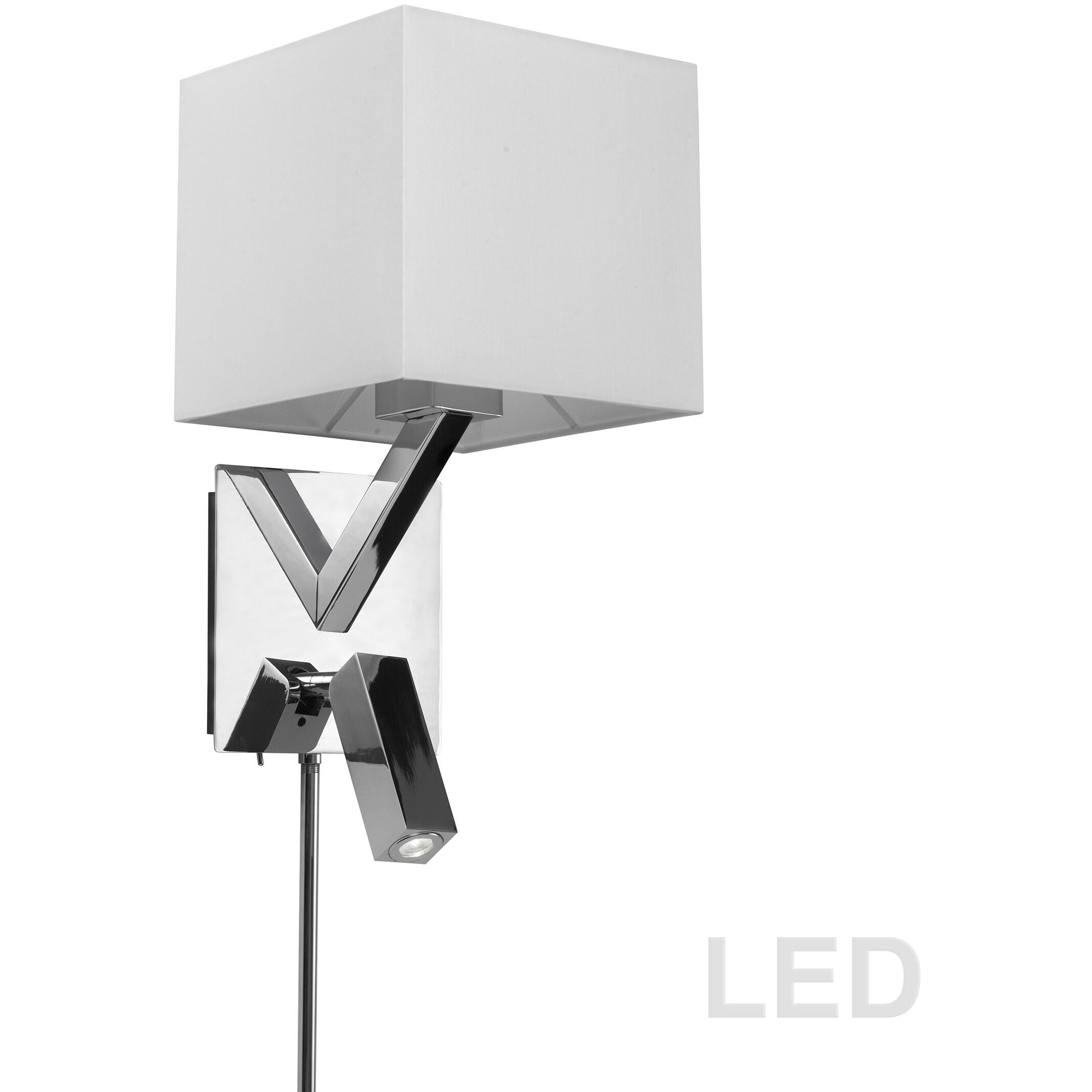 Task wall light clearance