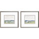 Waterside Collection Blue Framed Art