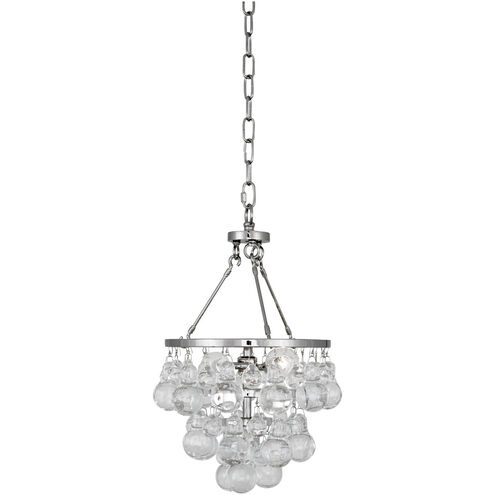 Bling 2 Light 11.25 inch Polished Nickel Pendant Ceiling Light