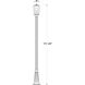 Sheridan 1 Light 17.5 inch Black Outdoor Post Mounted Fixture