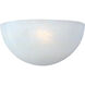 Essentials - 20585 1 Light 10.5 inch White Wall Sconce Wall Light in Marble
