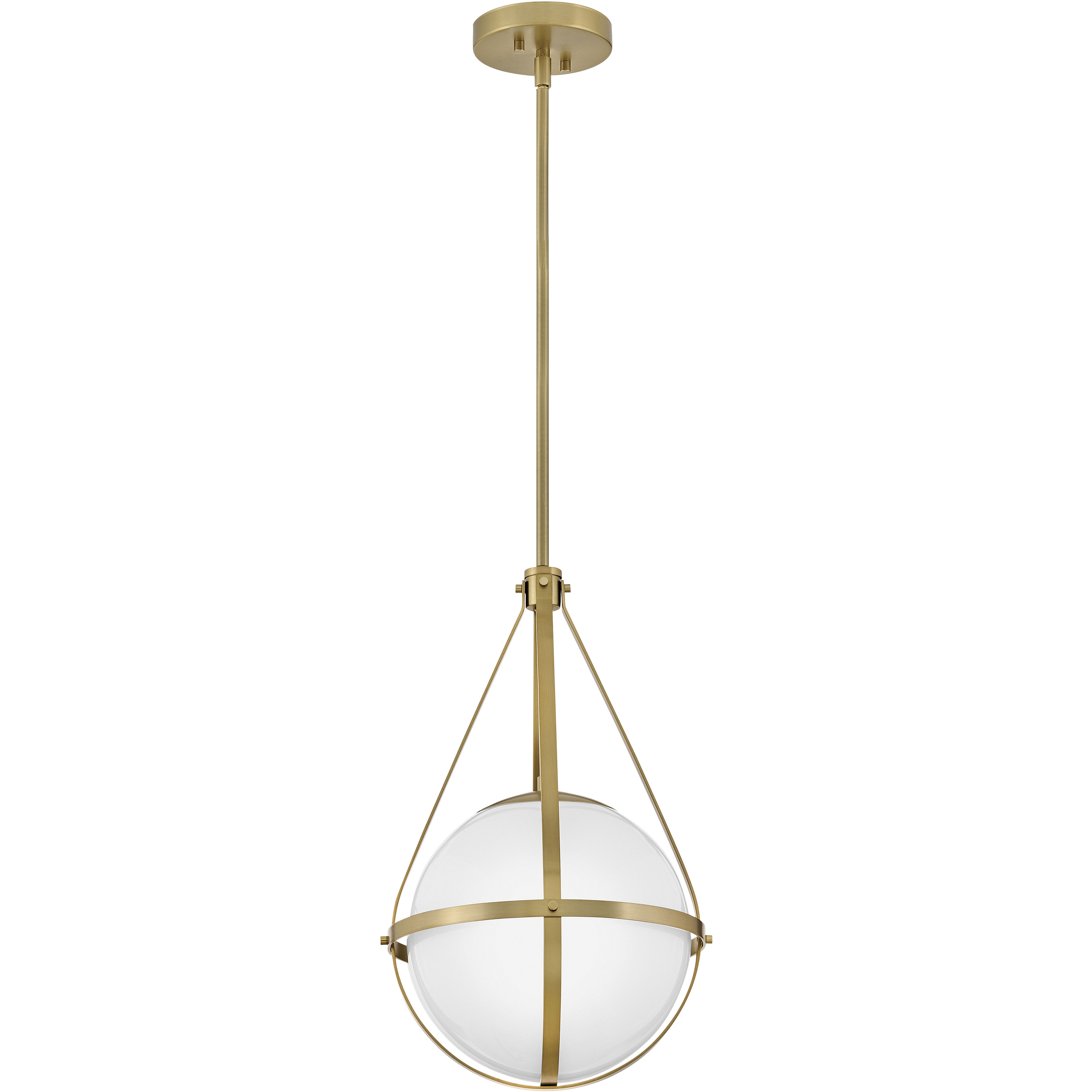 Colby 1 Light 11.25 inch Lacquered Brass Pendant Ceiling Light