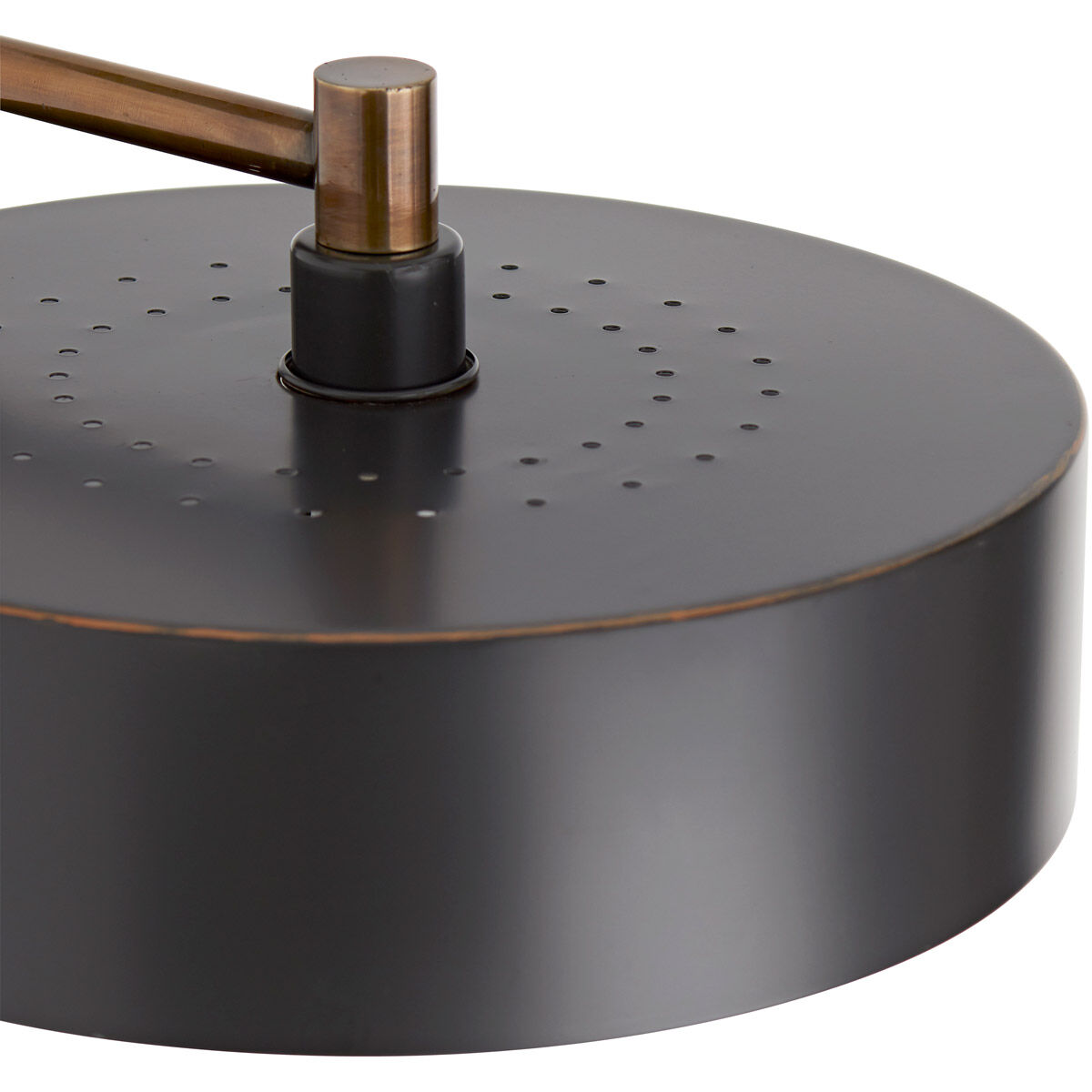 Aaron 63 inch 100 watt Heritage Brass Floor Lamp Portable Light