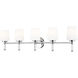 Henri 5 Light 42 inch Chrome Bathroom Vanity Wall Light