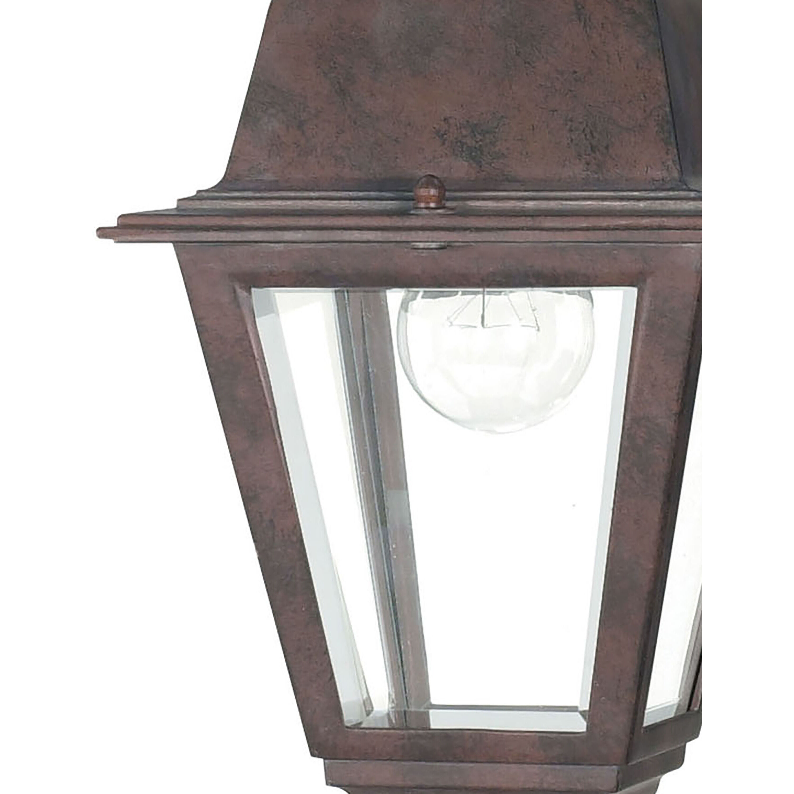 Briton 1 Light 6 inch Old Bronze Outdoor Hanging Lantern
