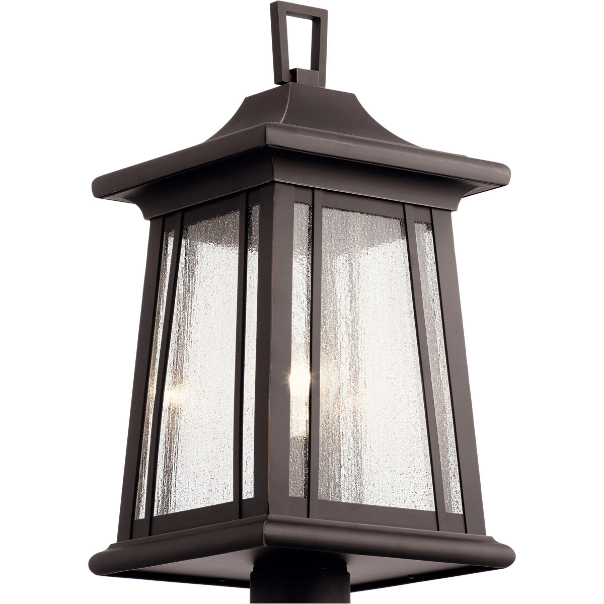 Taden 1 Light 22 inch Rubbed Bronze Outdoor Post Lantern