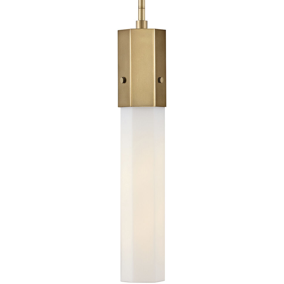 Facet 3.25 inch Heritage Brass Indoor Pendant Ceiling Light