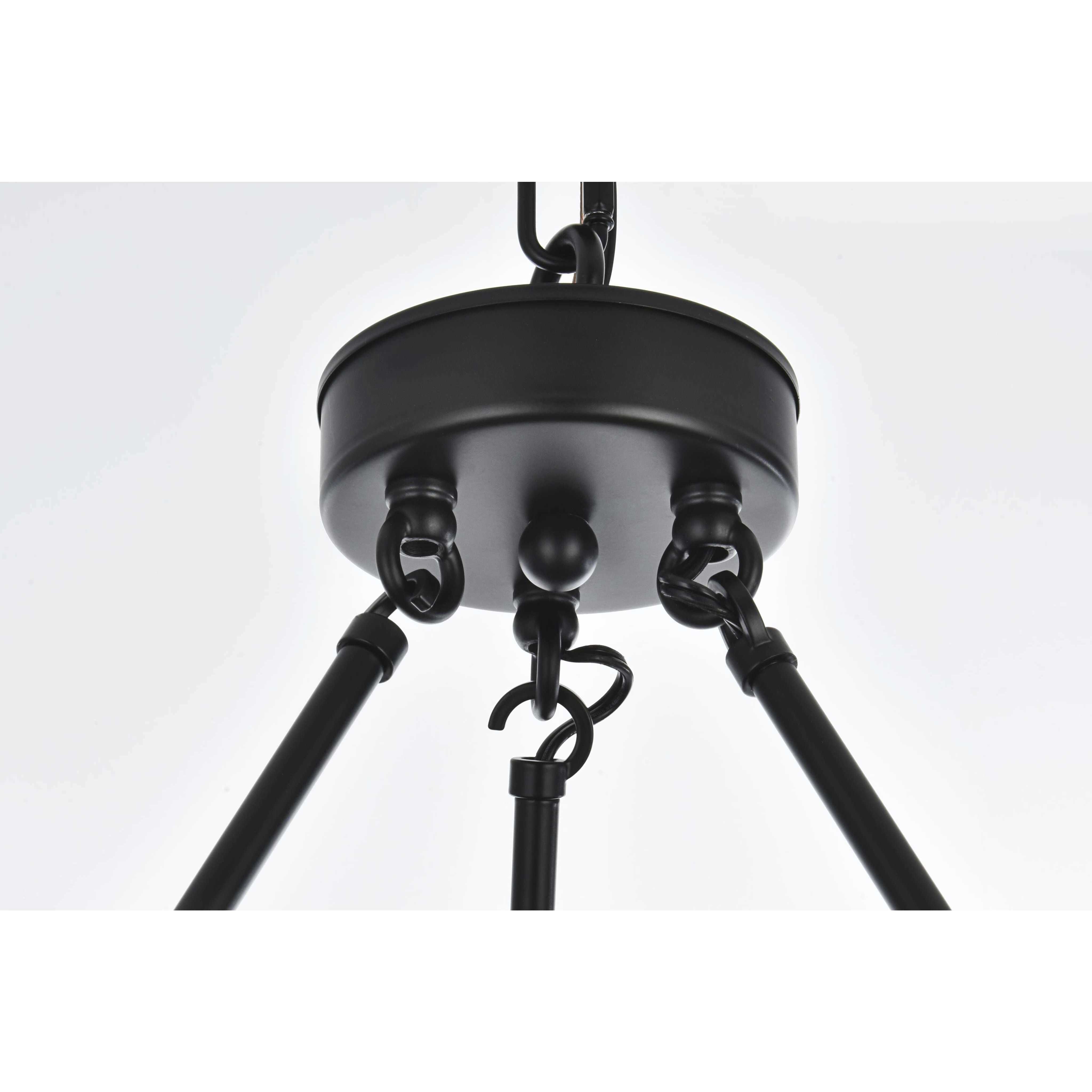 Cadence 21 Light 48 inch Black Chandelier Ceiling Light