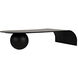 Rosario 72 X 32 inch Matte Black Coffee Table