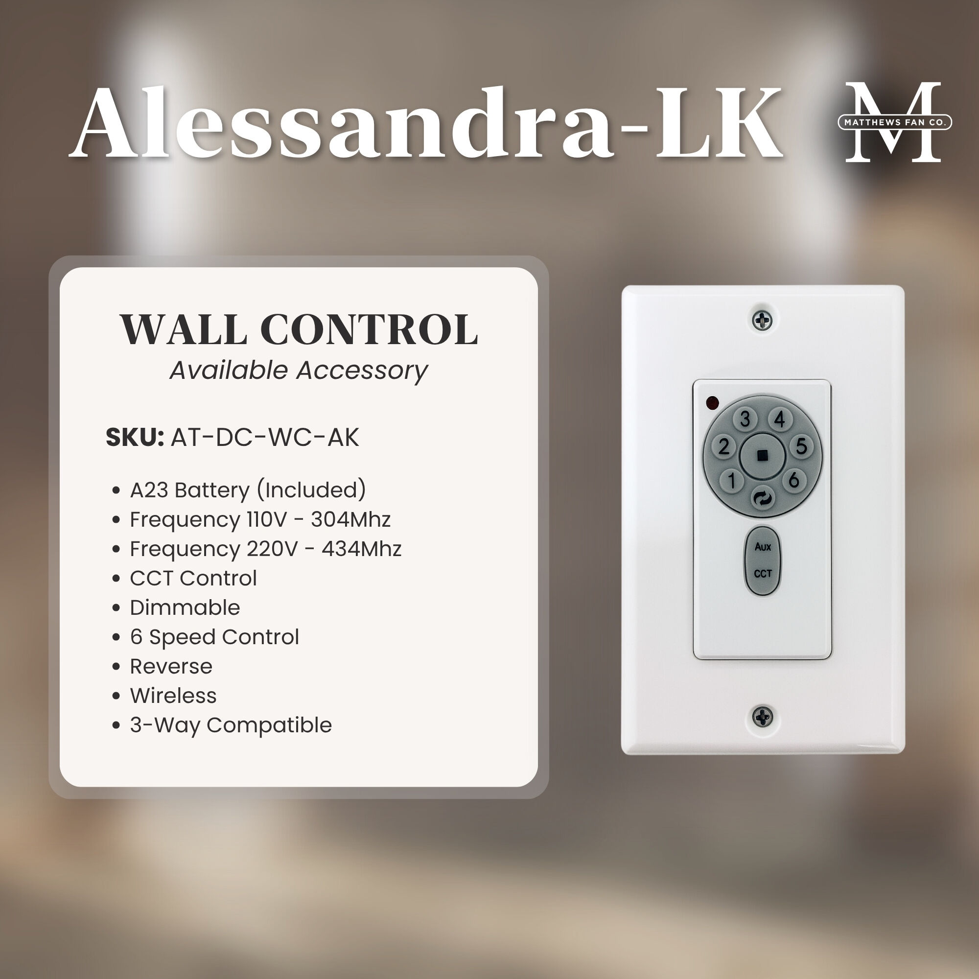 Atlas Alessandra - LK 72 inch Textured Bronze with Gray Ash Tone Blades Ceiling Fan