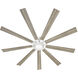 Turbine 80 inch Chalk White with Weathered Wood Blades Fan
