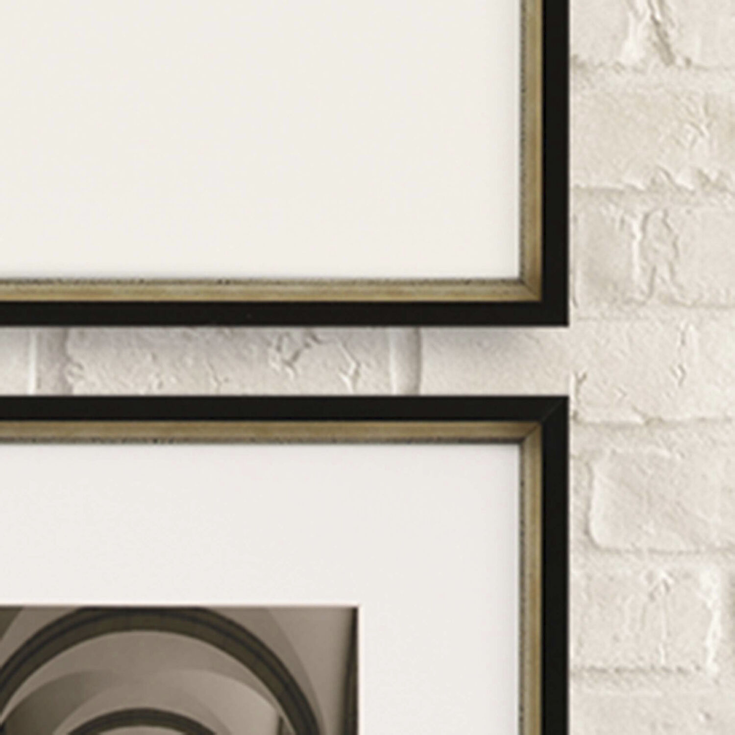 Architectural Sepia and Black and Beige and Brown Framed Art