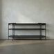 Cassio 79 X 20 inch Matte Black Console