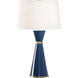 Zuri 23 inch 60.00 watt Blue and Gold Table Lamp Portable Light