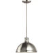 Pratt Street Metal 2 Light 13 inch Brushed Nickel Pendant Ceiling Light